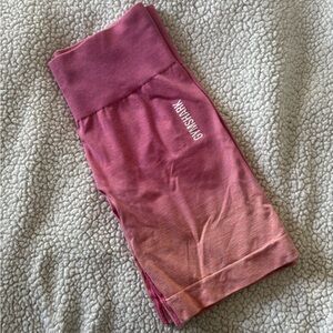 GYMSHARK Pink Ombré Shorts